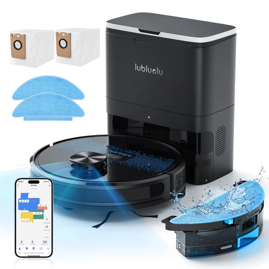 SL60 plus Robot Vacuum Self Emptying, Hands-Free up to 60 Days, 4500Pa Robot Vacuum and Mop Combo 3 in 1 Robotic Vacuum