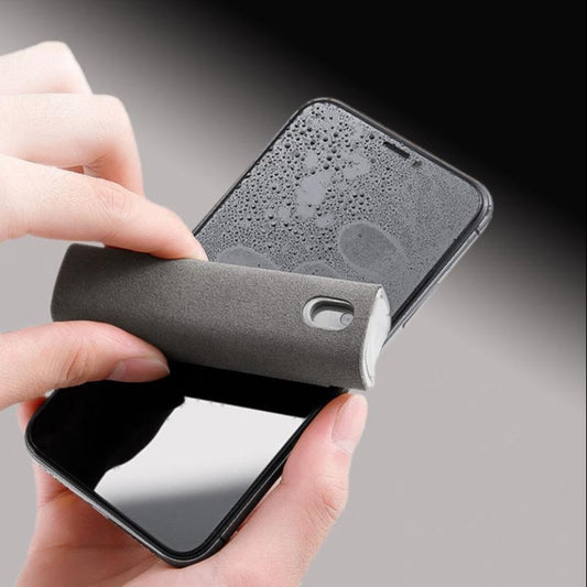 Multi-Function Phone & Laptop Screen Cleaning Spray, Father'S Day Gift, 1 Count Reusable Phone Screen Cleaner, Wipe Cleaning Tool Spray & Wipe Cleaner, Phone Accessories for Cleaning, Portable